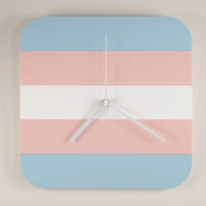 transgender 29cm wall clock
